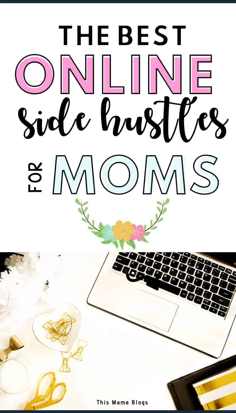 Are you looking for fully flexible mom jobs to make money from home? Check out this list of the best work at home jobs for stay at home moms! #workathomejobs #makemoneyonline#makemoneyfromhome#