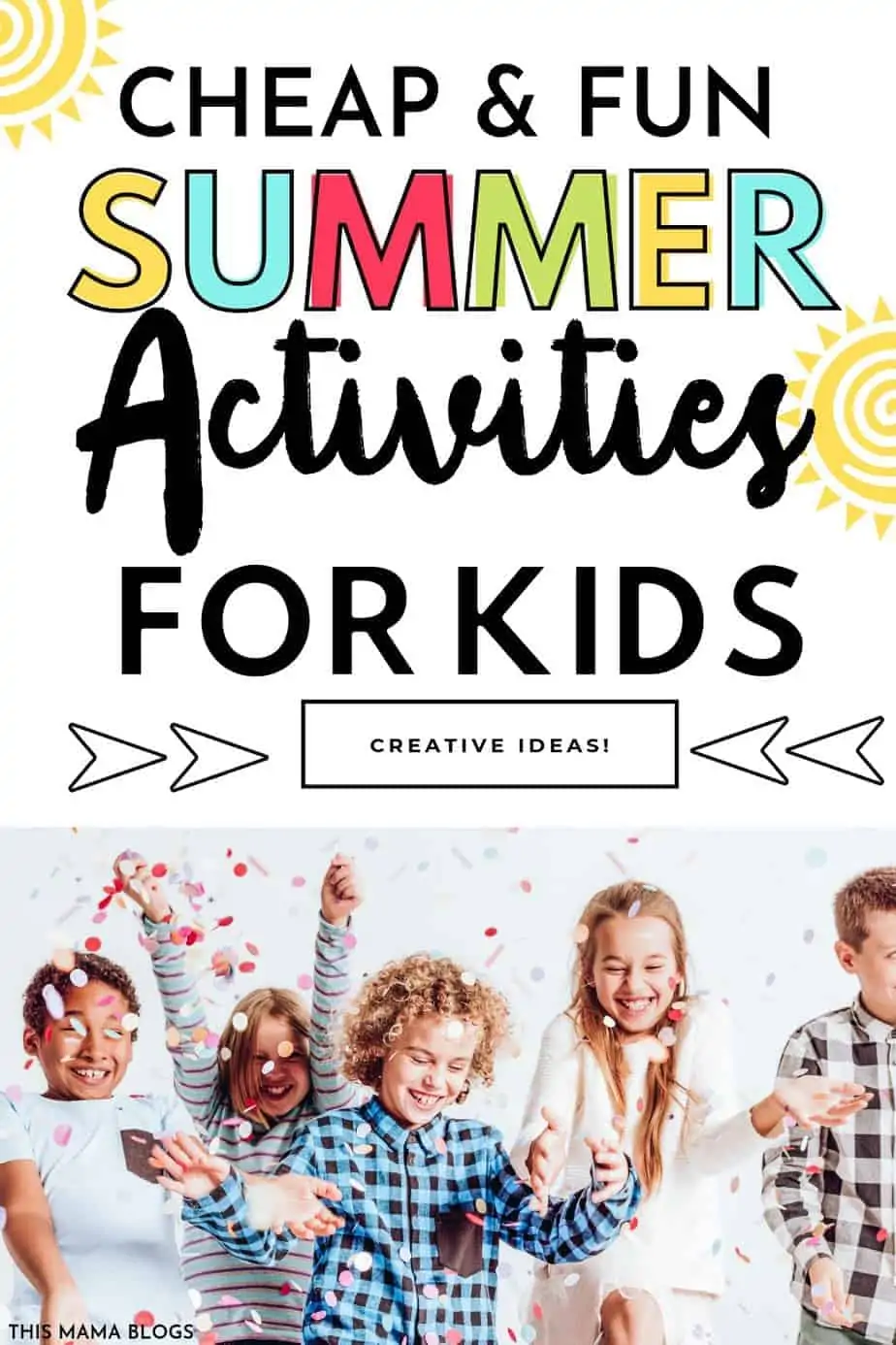 Are you racking your brains for  unique and fun summer activities for kids at home without spending a fortune? Luckily, you don’t always have to pay for expensive summer camps or workshops with these simple, and fun summer activities at home. Best of all, these activities are gadget-free and will keep your kids moving and having fun without draining your bank account. #summeractivities #budget #frugalsummer #cheapsummeractivities