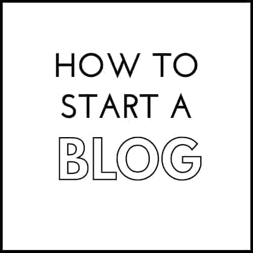 START A BLOG