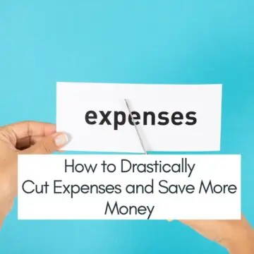 how to drastically cut expenses