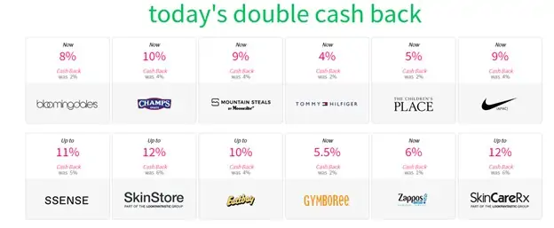 RebatesMe double cash back