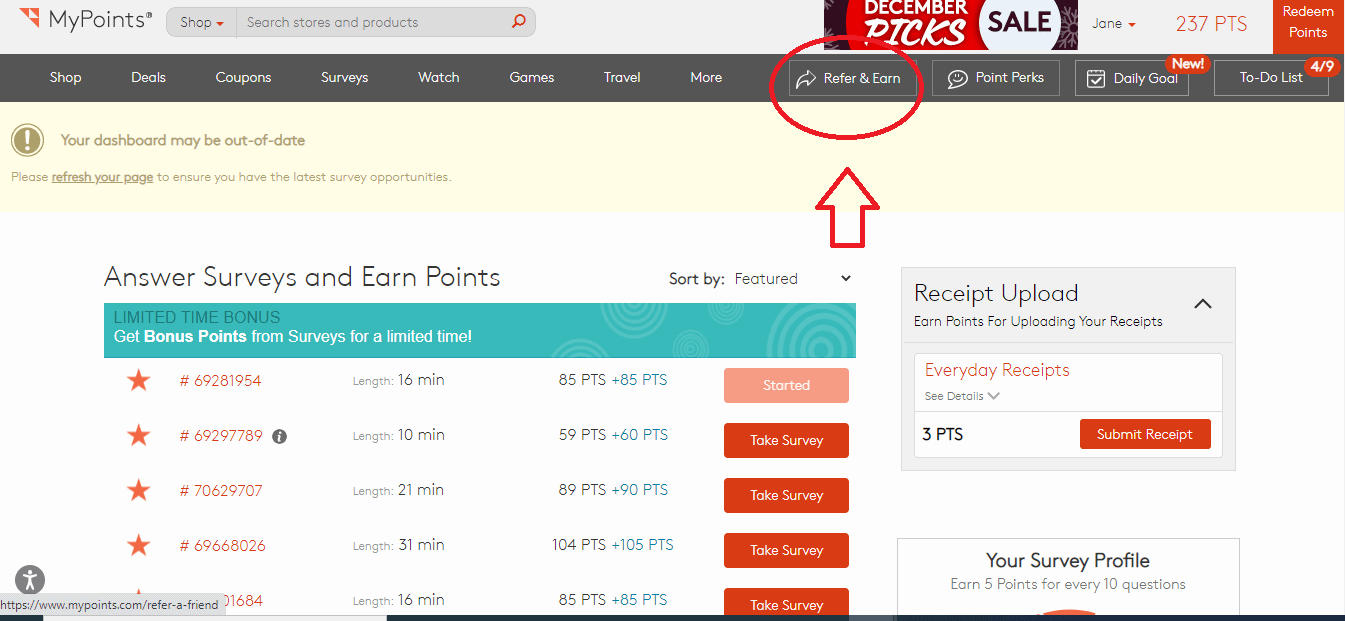 How to make money referring friends with MyPoints