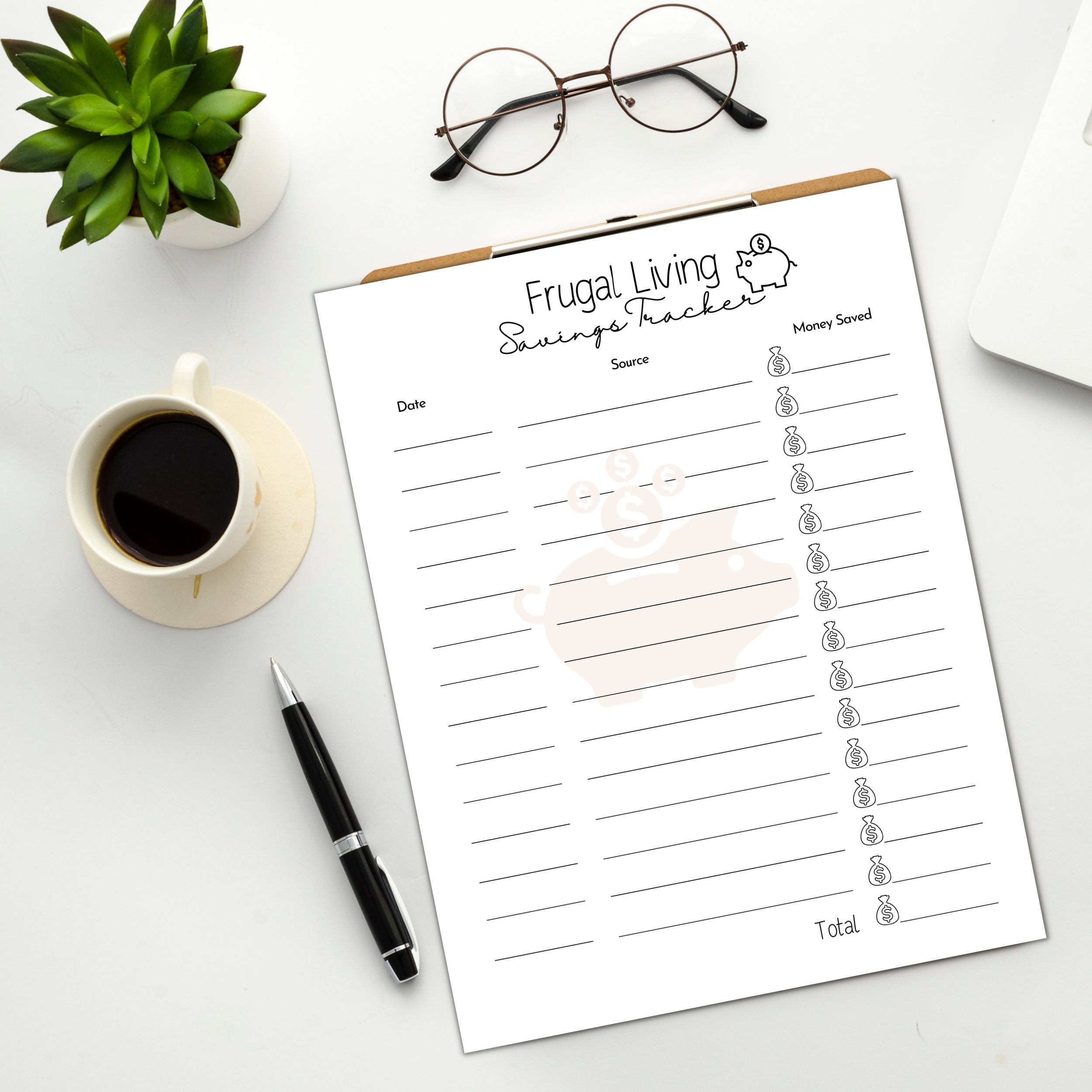 Free Frugal Living Savings Tracker