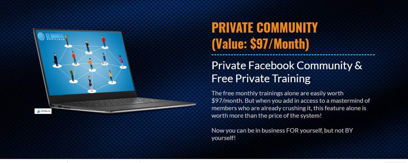 12 Minute Affiliate Free Private Facebok Group