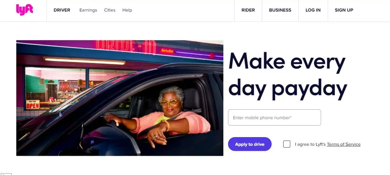 Driving jobs for retirees at Lyft