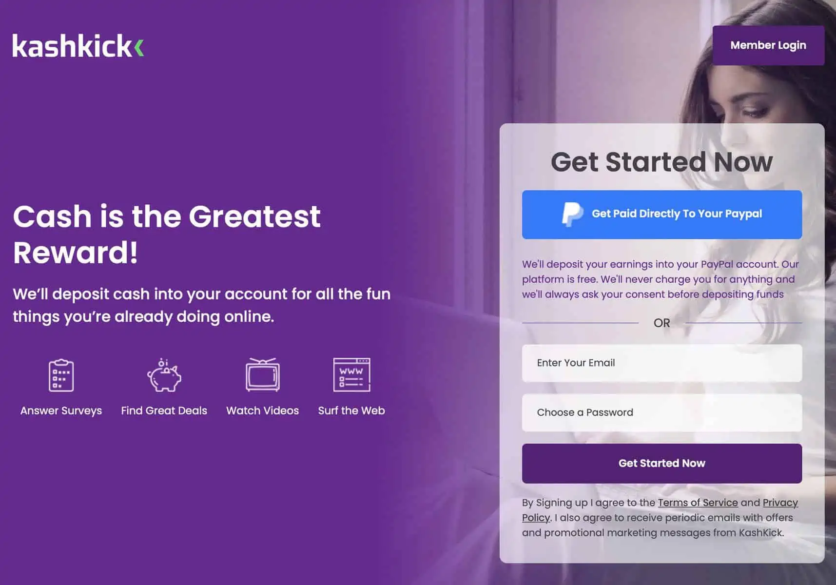 Kashkick homepage