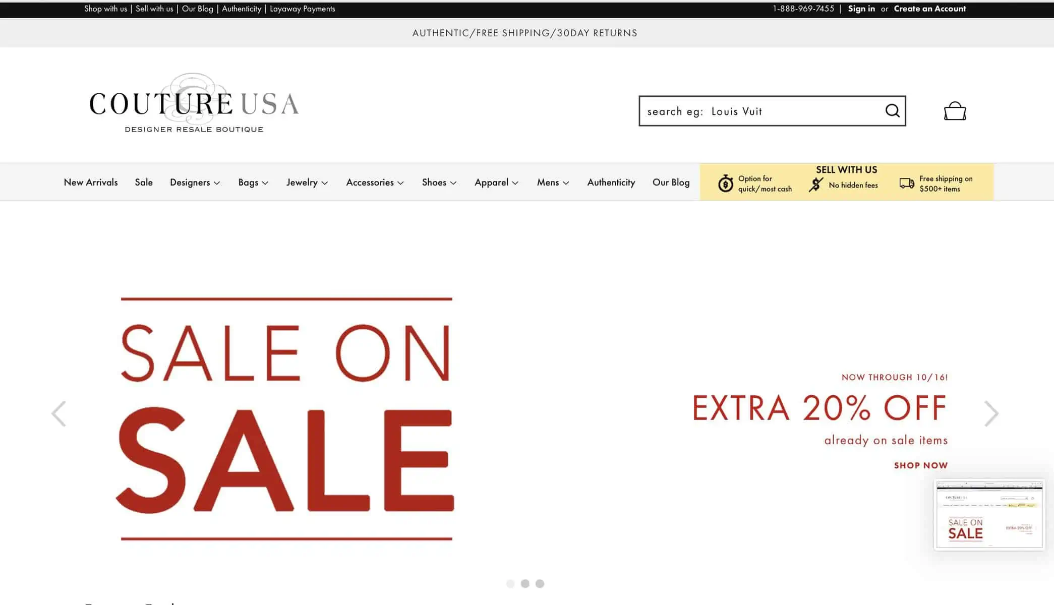 Couture USA consignment store