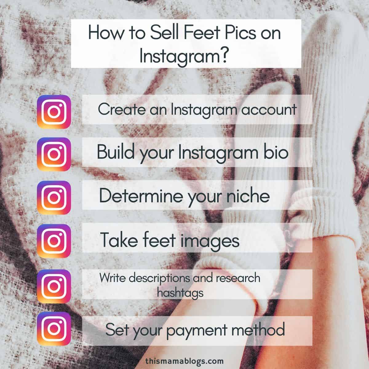 How to Sell Feet Pics on Instagram