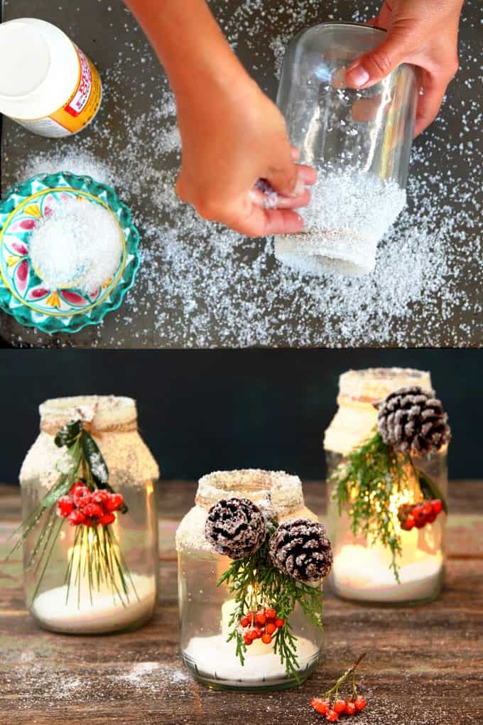 20+ Cheap and Simple Christmas Table Decorations 13 20+ Cheap and Simple Christmas Table Decorations