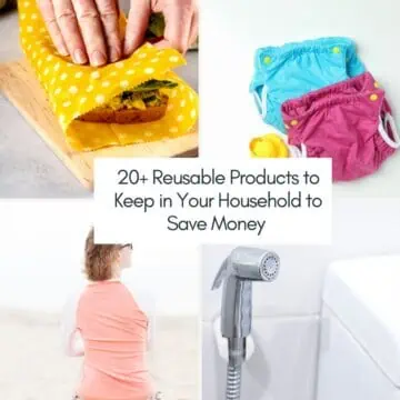 reusable products to save money