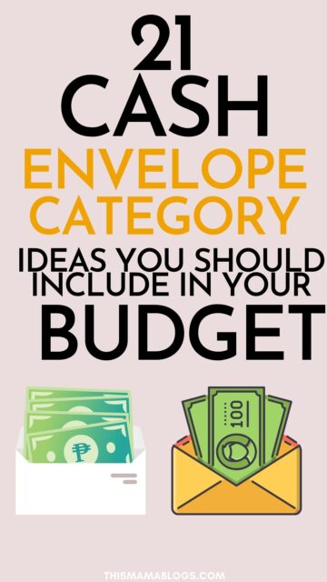Cash Envelope Category Ideas and How to Wing The Cash Envelope Budget System