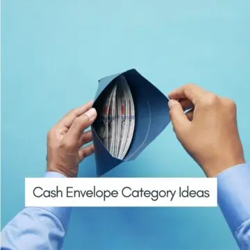 cash envelope category ideas