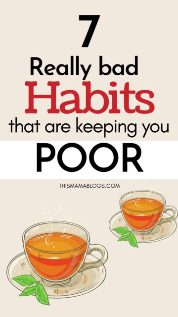 4 Habits That Are Keeping You Broke