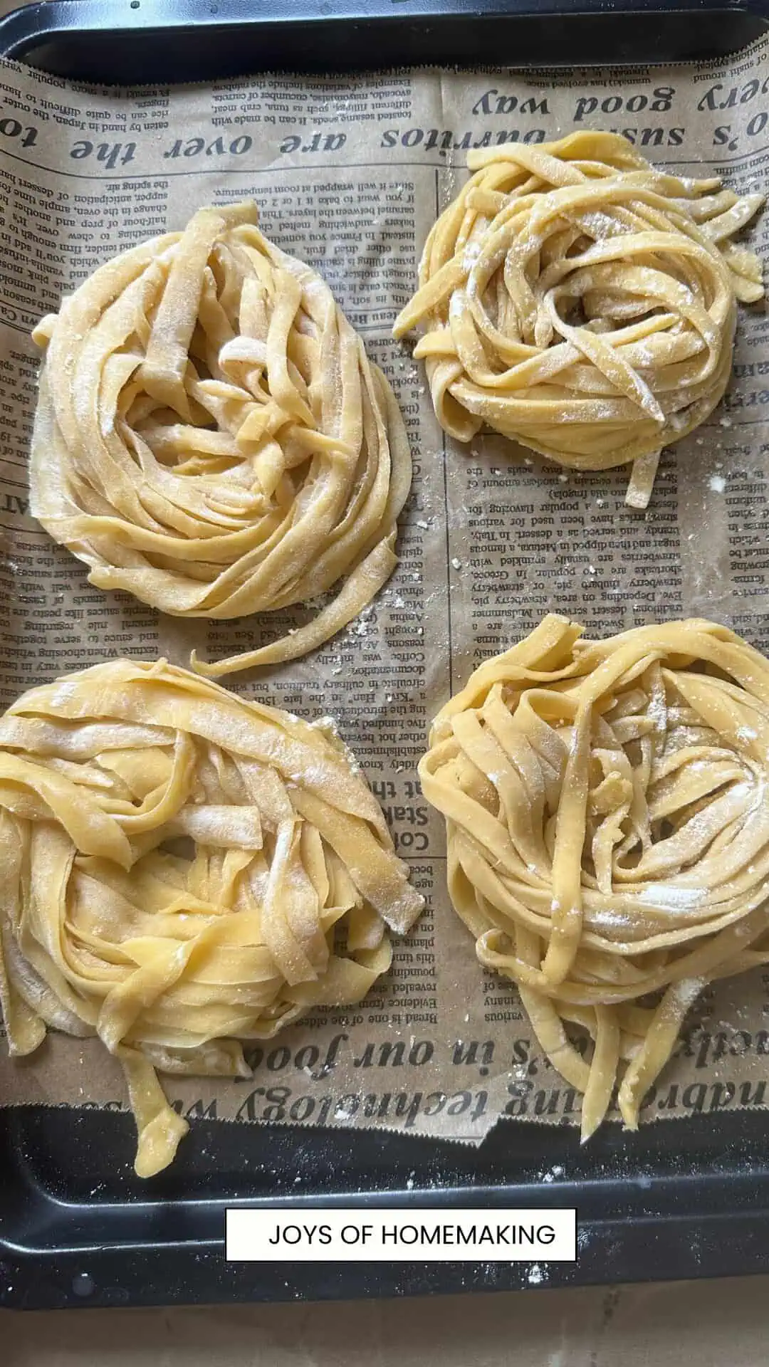 homemade pasta