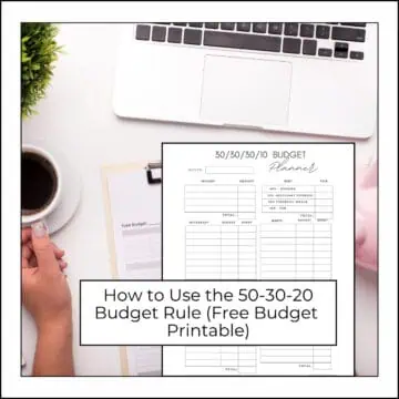 50 30 20 budget rule